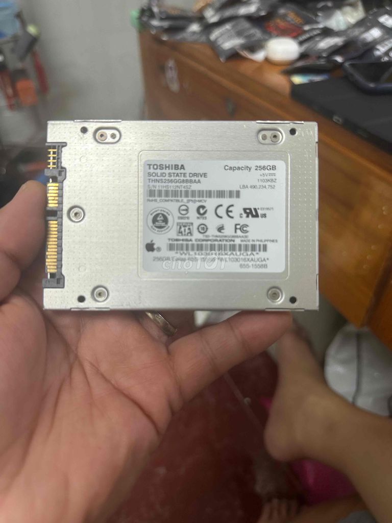 Ổ cứng SSD Toshiba  256GB SATA zin ốc. Mua bán Linh kiện (RAM, Card...) tại Quận Gò Vấp Tp Hồ Chí Minh được đăng bởi tung hình 1