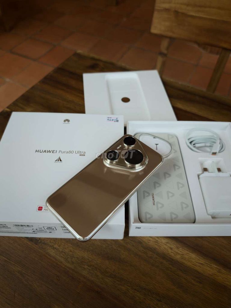 Huawei Pura 80 Ultra 512GB Vàng 99% Fullbox. Mua bán Điện thoại tại Quận 6 Tp Hồ Chí Minh được đăng bởi Điện thoại chất mỗi ngày hình 1
