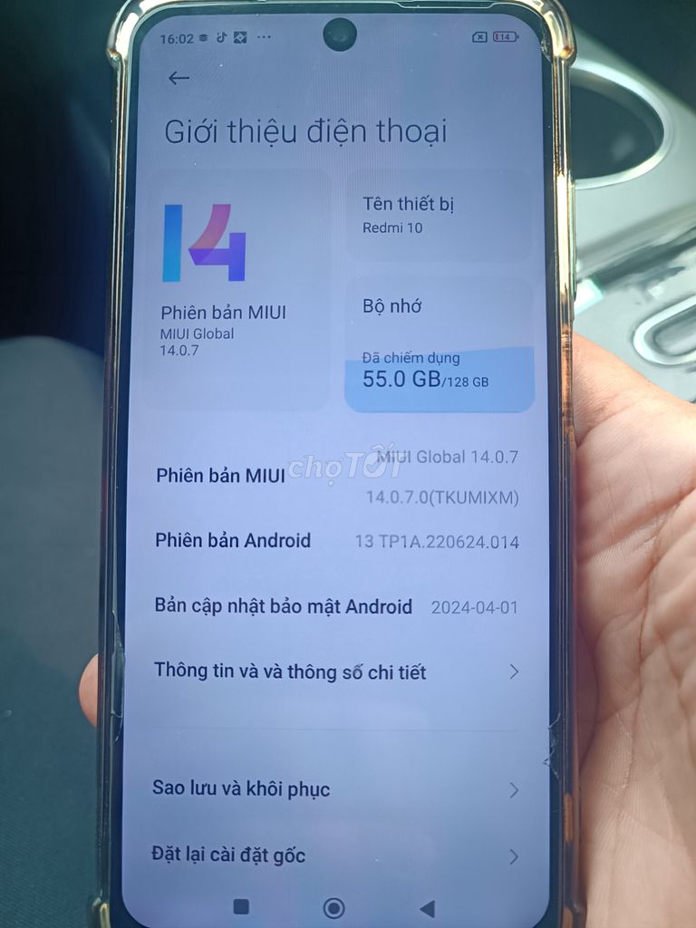 Xiaomi Redmi 10 128GB Đen. Mua bán Điện thoại tại Quận Thanh Khê Đà Nẵng được đăng bởi khanh nguyen hình 1