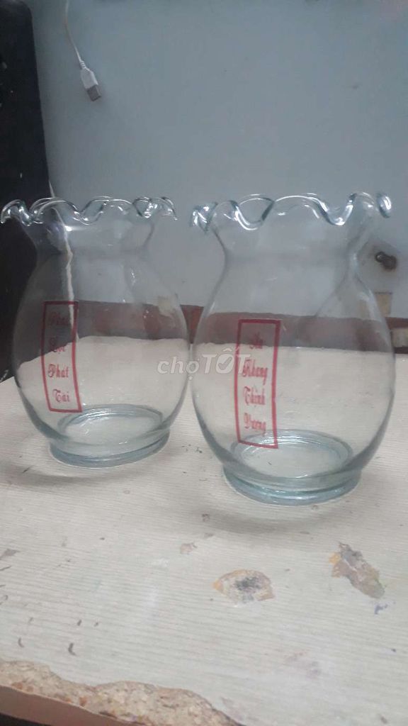 Lọ hoa thủy tinh trong suốt 22cm. Mua bán Cây cảnh, đồ trang trí tại Quận Bình Thạnh Tp Hồ Chí Minh được đăng bởi Ng minh tri hình 1