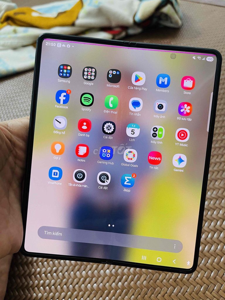 Samsung Z Fold 3 256GB Đen. Mua bán Điện thoại tại Thành phố Thái Bình Thái Bình được đăng bởi Phạm Anh Tuấn hình 1
