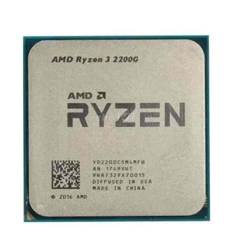 CPU AMD Ryzen 3 2200G. Mua bán Linh kiện (RAM, Card...) tại Thành phố Phú Quốc Kiên Giang được đăng bởi Luânnn hình 1