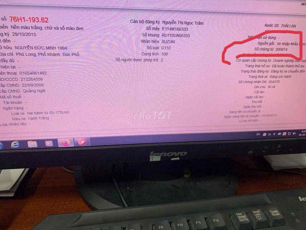 Xipo 110 hải quan 9 ngạch giá 110tr ko sang tên. Mua bán Xe máy tại Thành phố Quảng Ngãi Quảng Ngãi được đăng bởi Hien hình 6