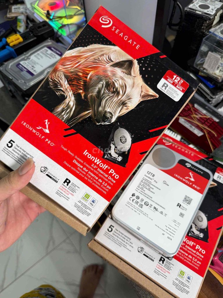 Ổ cứng HDD Seagate Ironwolf Pro 12TB Mới. Mua bán Linh kiện (RAM, Card...) tại Thành phố Thủ Đức Tp Hồ Chí Minh được đăng bởi Phạm Thị Truyền hình 1