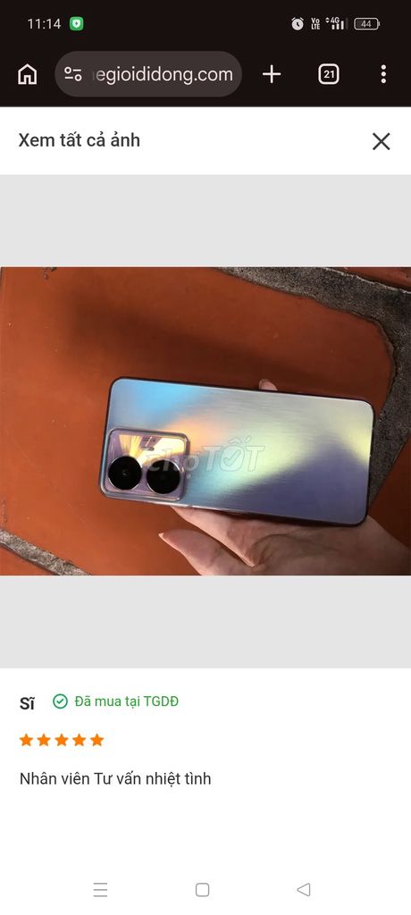 Realme C55 128GB Xanh 6GB RAM. Mua bán Điện thoại tại Huyện Châu Thành Tiền Giang được đăng bởi Lehong Duy Khanh hình 1
