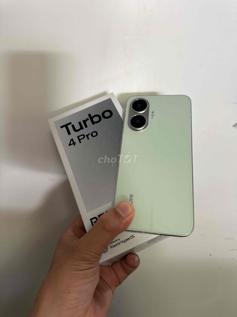Xiaomi Redmi Turbo 4 Pro 256GB Xanh fullbox. Mua bán Điện thoại tại Thành phố Buôn Ma Thuột Đắk Lắk được đăng bởi Tiến BMT47 hình 1