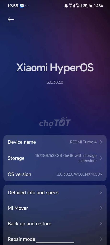 Xiaomi Redmi Turbo 4 12GB/512GB. Mua bán Điện thoại tại Thành phố Cao Lãnh Đồng Tháp được đăng bởi Tr Gia Huy hình 1