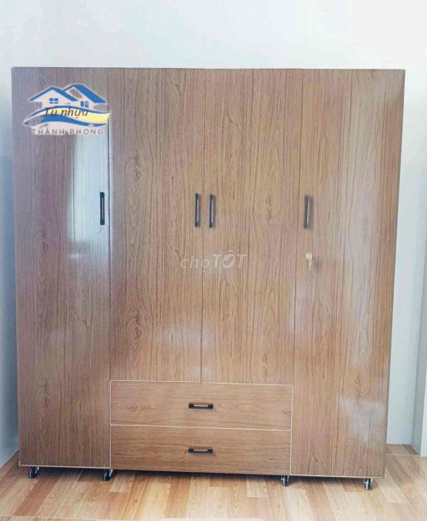 Tủ quần áo nhựa Đài Loan 4 cánh. Mua bán Tủ, kệ gia đình tại Thành phố Thủ Đức Tp Hồ Chí Minh được đăng bởi Ngọc Lan hình 1