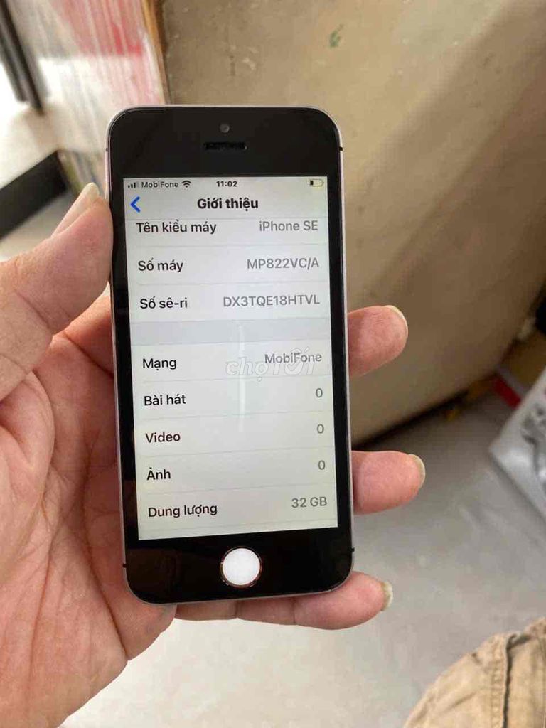 Apple iPhone SE 32GB Bạc Đã sử dụng. Mua bán Điện thoại tại Quận 6 Tp Hồ Chí Minh được đăng bởi Cẩm Tiên hình 1