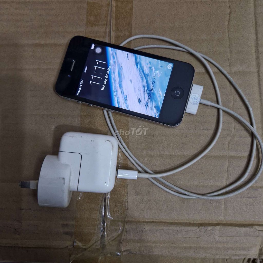 iPhone 4 Đen. Mua bán Điện thoại tại Quận 11 Tp Hồ Chí Minh được đăng bởi LU VĨNH HÁN hình 1