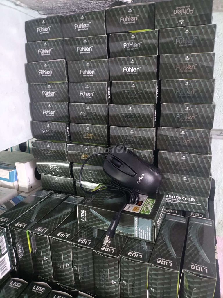 Chuột máy tính Fuhlen L102 Có dây Đen. Mua bán Phụ kiện (Màn hình, Chuột...) tại Thành phố Thủ Đức Tp Hồ Chí Minh được đăng bởi Cũ Giá Rẻ hình 1