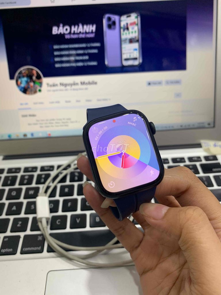 apple watch series 7 45mm pin 97 giá tốt