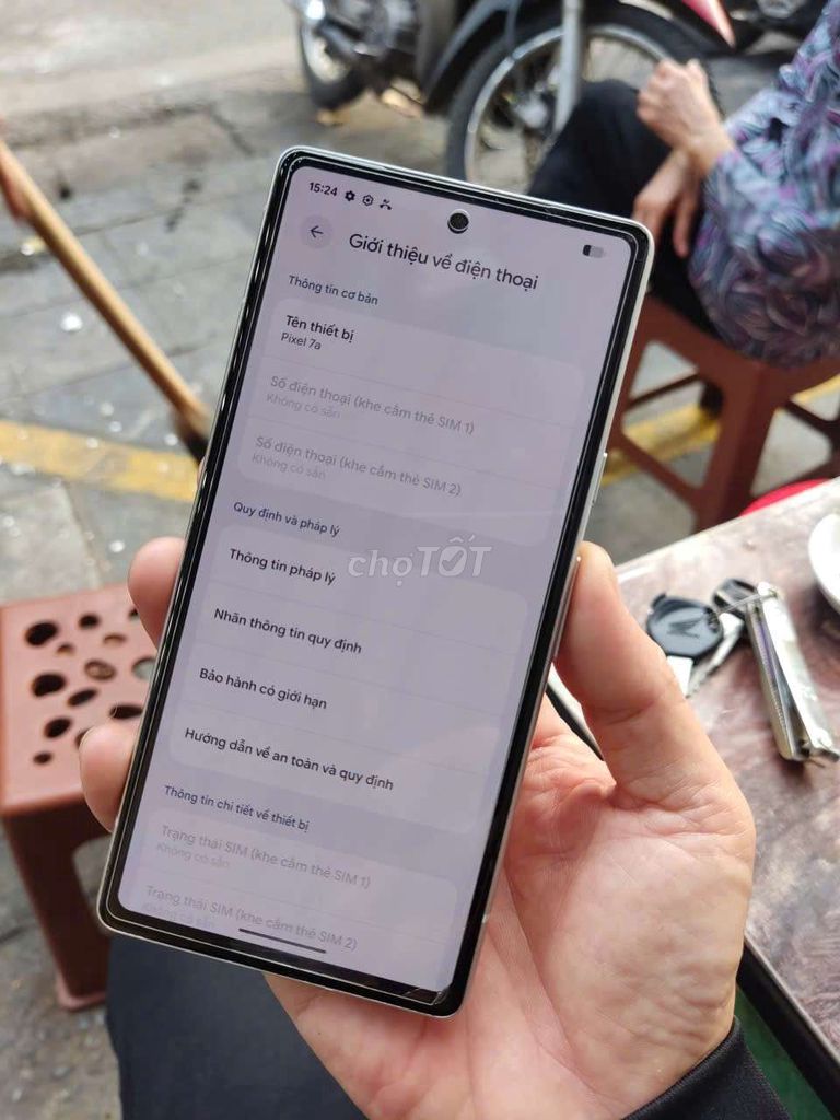 Google Pixel 7a 8/128 quốc tế zin zin áp xuất GL. Mua bán Điện thoại tại Quận Hoàn Kiếm Hà Nội được đăng bởi đình bắc hình 1