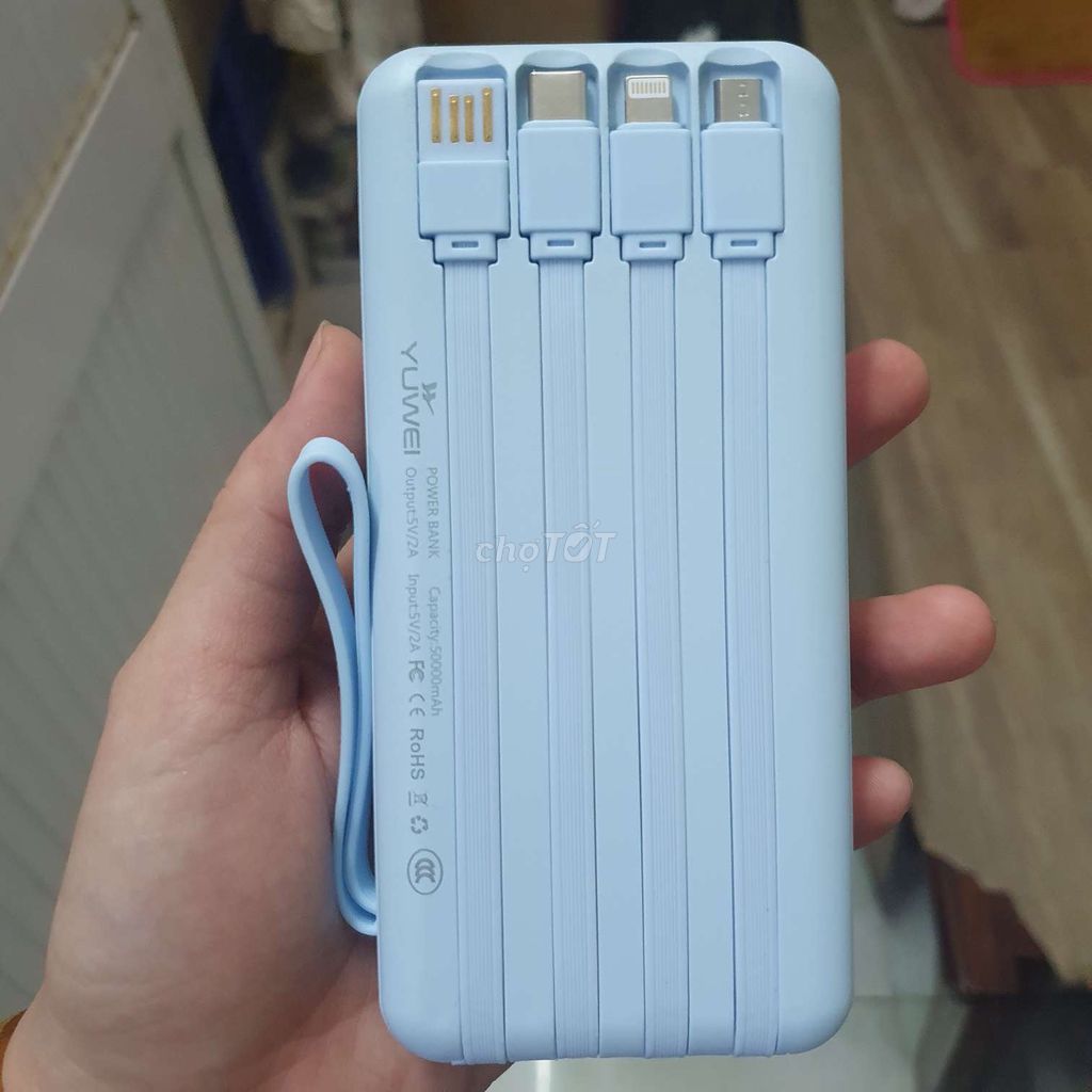 Sạc dự phòng YUWEI 50000mAh. Mua bán Phụ kiện (Màn hình, Chuột...) tại Quận 8 Tp Hồ Chí Minh được đăng bởi Trần Trân hình 1