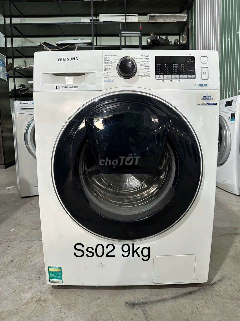 Máy giặt Samsung lồng ngang 9kg bao lắp đặt