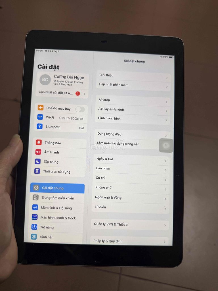 iPad Air 2 64g wiffi zin all. Mua bán Máy tính bảng tại Quận Thanh Xuân Hà Nội được đăng bởi Minh Huy hình 1