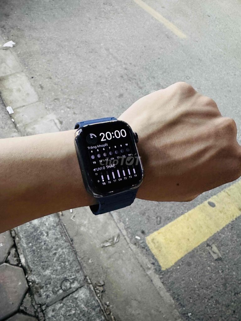 Apple Watch Series 7 45mm Thép Đen Esim. Mua bán Thiết bị đeo thông minh tại Quận Cầu Giấy Hà Nội được đăng bởi Cường Anh Shop hình 1