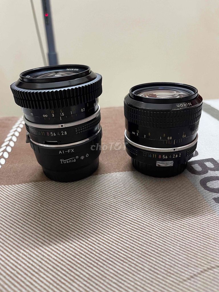 Ống kính Nikkor MF 24mm và 35mm. Mua bán Máy ảnh, Máy quay tại Thành phố Vinh Nghệ An được đăng bởi Công hình 1