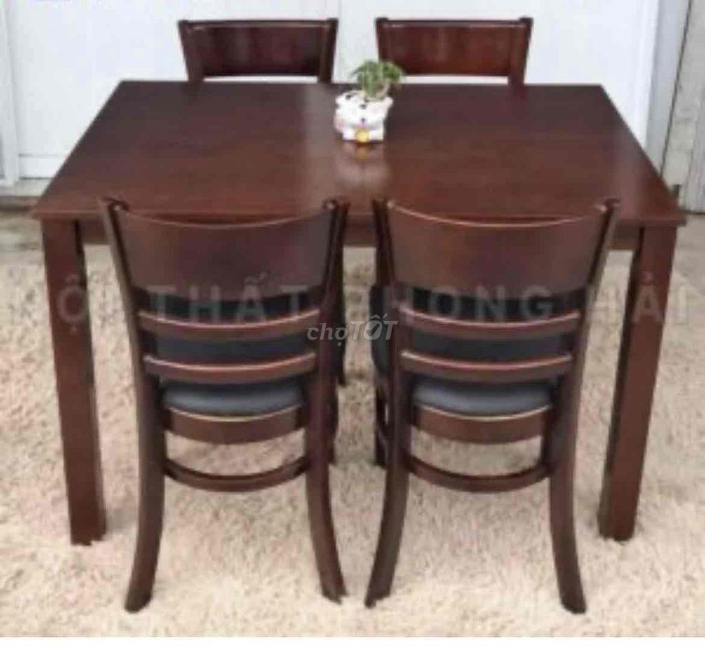 Bàn ghế ăn gỗ nhà hàng. Mua bán Bàn ghế tại Quận Tây Hồ Hà Nội được đăng bởi Đoàn Văn Long hình 3
