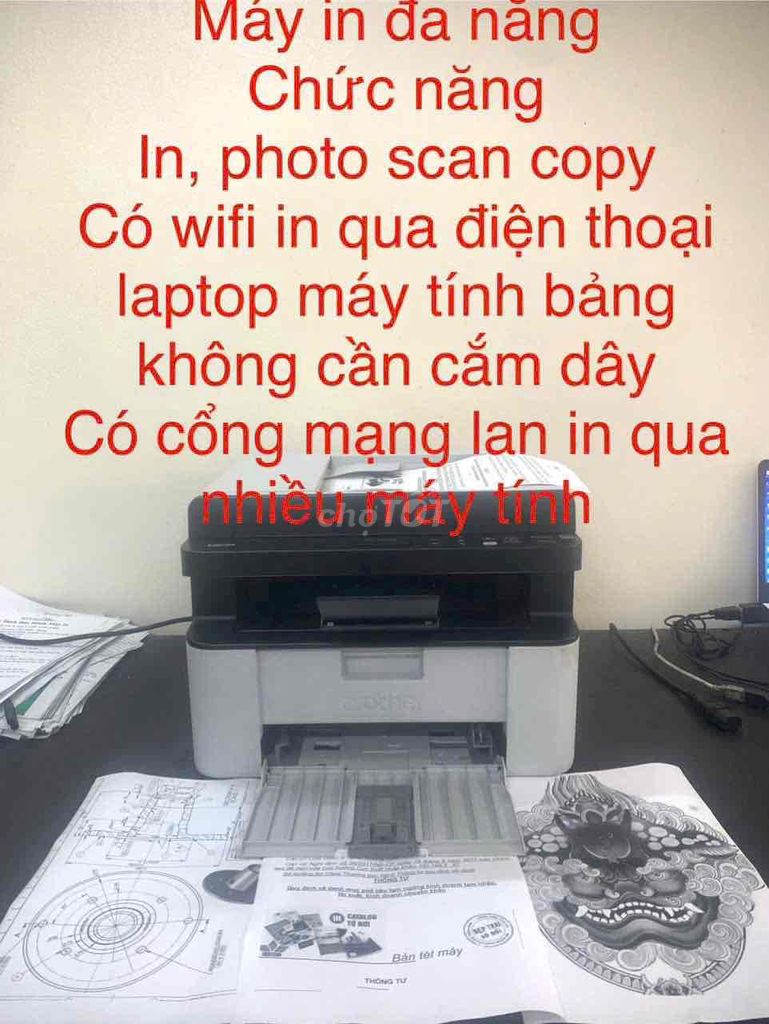 máy in đa năng wifi. Mua bán Đồ dùng văn phòng tại Thành phố Bắc Ninh Bắc Ninh được đăng bởi Tùng Chọi hình 1