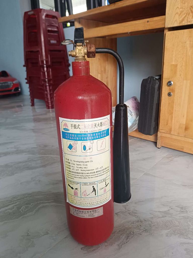 Bình chữa cháy CO2 3kg Kim loại Đỏ. Mua bán Đồ chuyên dụng, Giống nuôi trồng tại Thành phố Hội An Quảng Nam được đăng bởi Nam hình 1