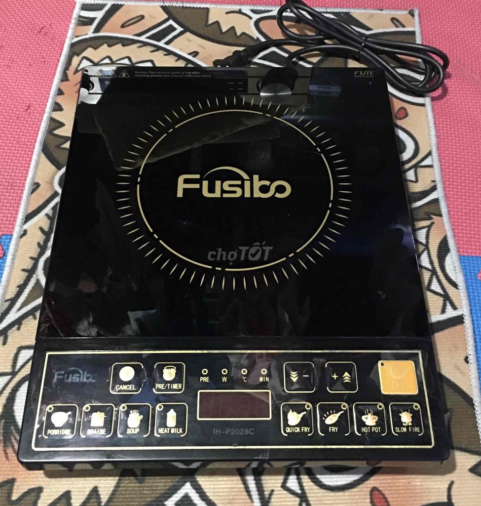 Bếp từ Fusibo IH-P2028C Đen Như mới. Mua bán Bếp, lò, đồ điện nhà bếp tại Quận Tân Bình Tp Hồ Chí Minh được đăng bởi Bách Khoa hình 1