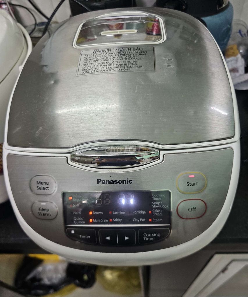 Nồi cơm điện tử Panasonic SR-CX188 1.8 lít Trắng. Mua bán Bếp, lò, đồ điện nhà bếp tại Quận 7 Tp Hồ Chí Minh được đăng bởi Huỳnh Thanh Phong hình 1