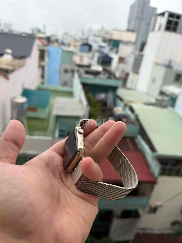 Apple Watch Series 7 - LTE bản thép 45mm gold VNA