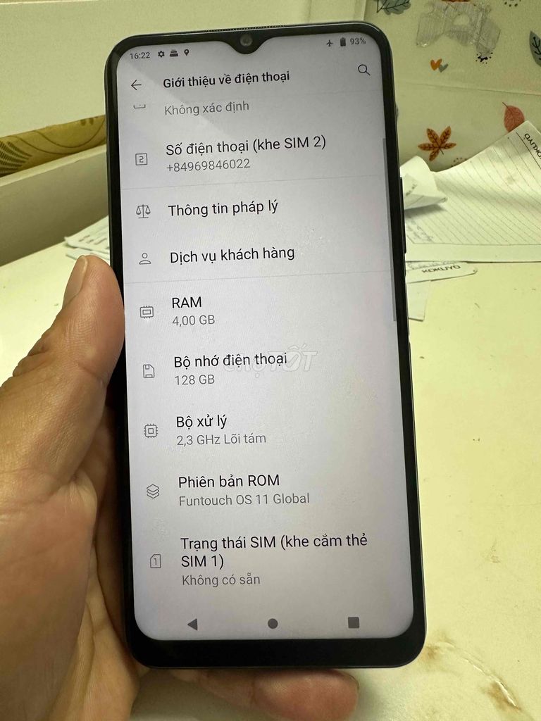 Vivo Y12s 4/ 128GB Đen. Mua bán Điện thoại tại Quận Long Biên Hà Nội được đăng bởi Đào Hồng Nhật hình 1