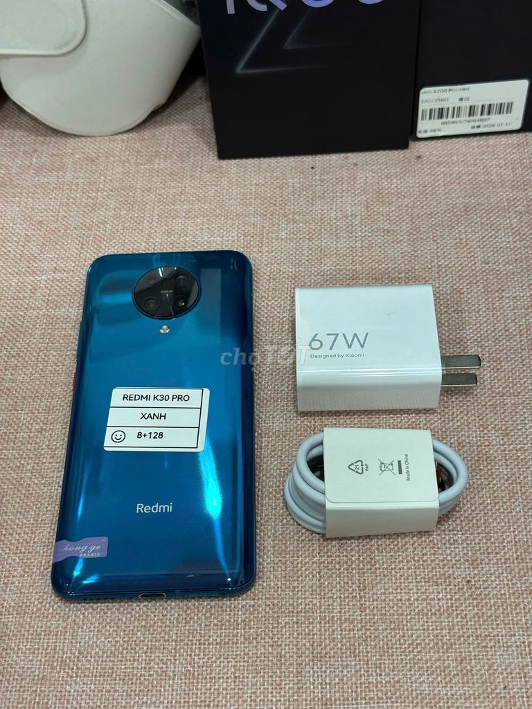 Redmi k30 Pro 8/128 xanh sạc 67w có ship COD. Mua bán Điện thoại tại Quận Hoàng Mai Hà Nội được đăng bởi Trần Ngọc Hiếu hình 1