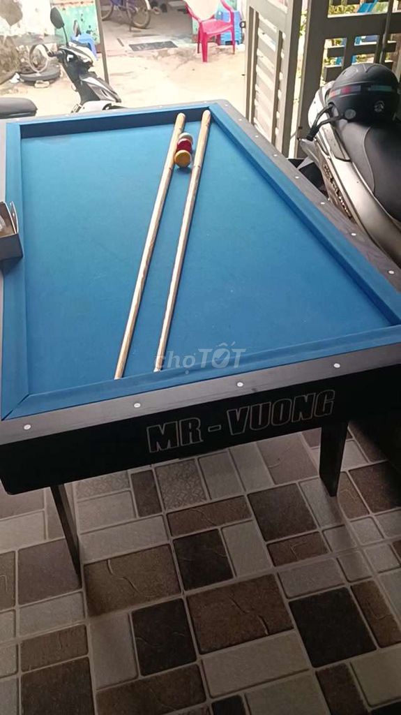 Bàn bida mini MR-VUONG gỗ xanh dương