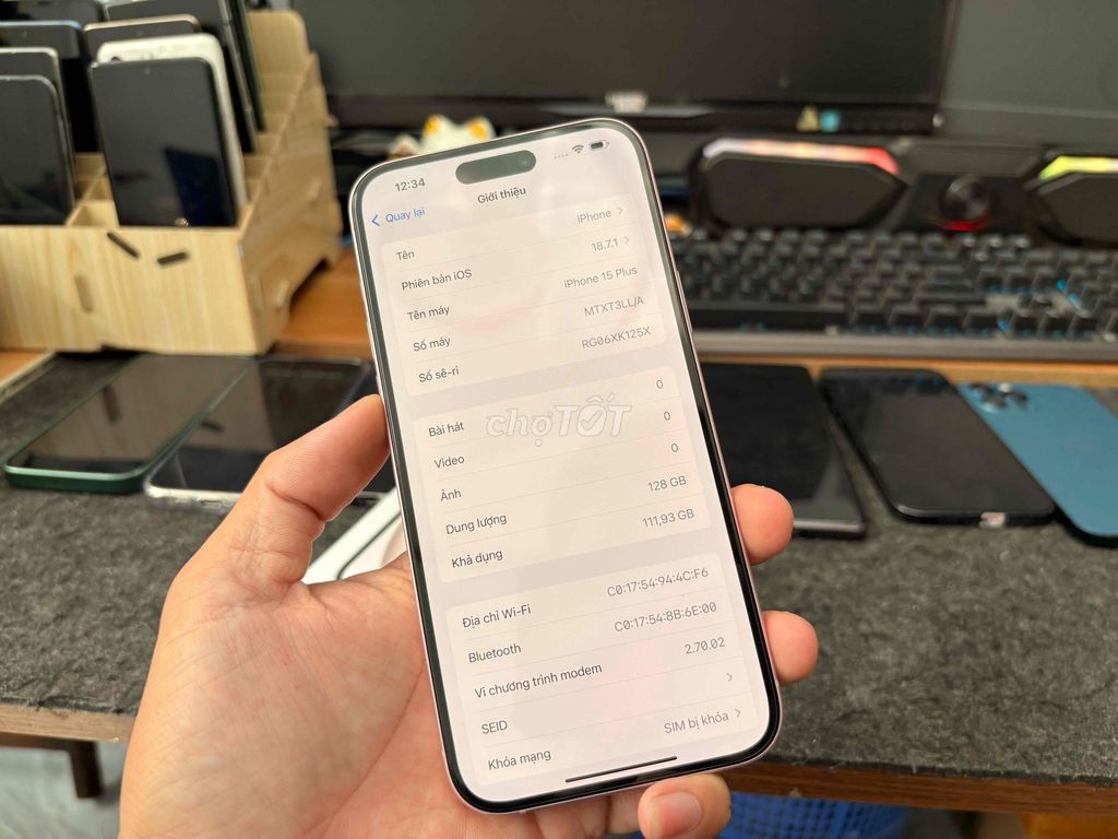 Apple iPhone 15 Plus 128GB Hồng 98%. Mua bán Điện thoại tại Thành phố Thủ Dầu Một Bình Dương được đăng bởi Quảng Phạm Store Mua Iphone Lock hình 1