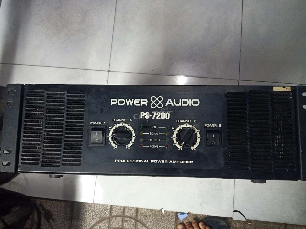 Cục đẩy POWER 88 AUDIO PS-7200 Đen. Mua bán Tivi, Âm thanh tại Huyện Mang Thít Vĩnh Long được đăng bởi Thuận hình 1