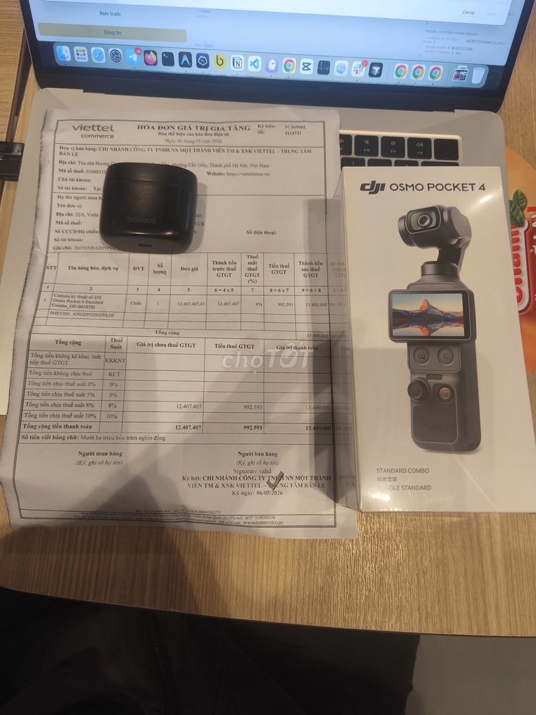 Bán DJI Osmo pocket 4 - 107Gb. New seal. Mua bán Máy ảnh, Máy quay tại Quận 3 Tp Hồ Chí Minh được đăng bởi Minh hình 1