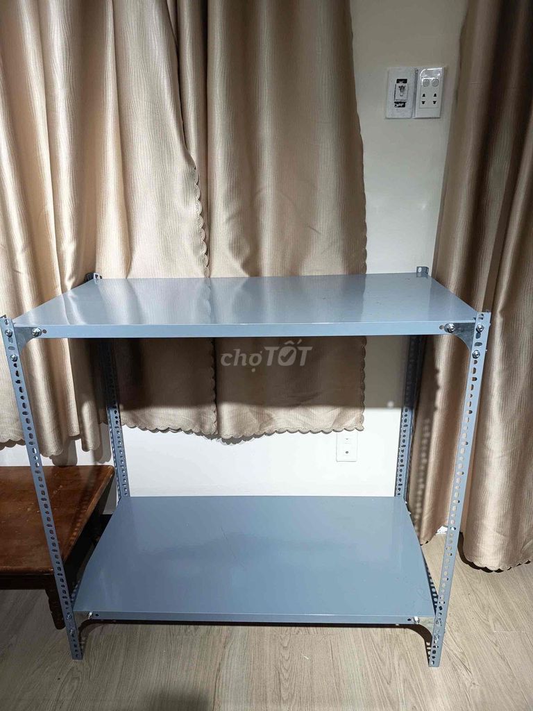 Kệ sắt 2 tầng 90x50x97cm 97%. Mua bán Tủ, kệ gia đình tại Quận 4 Tp Hồ Chí Minh được đăng bởi Mai Chí Thảo hình 1