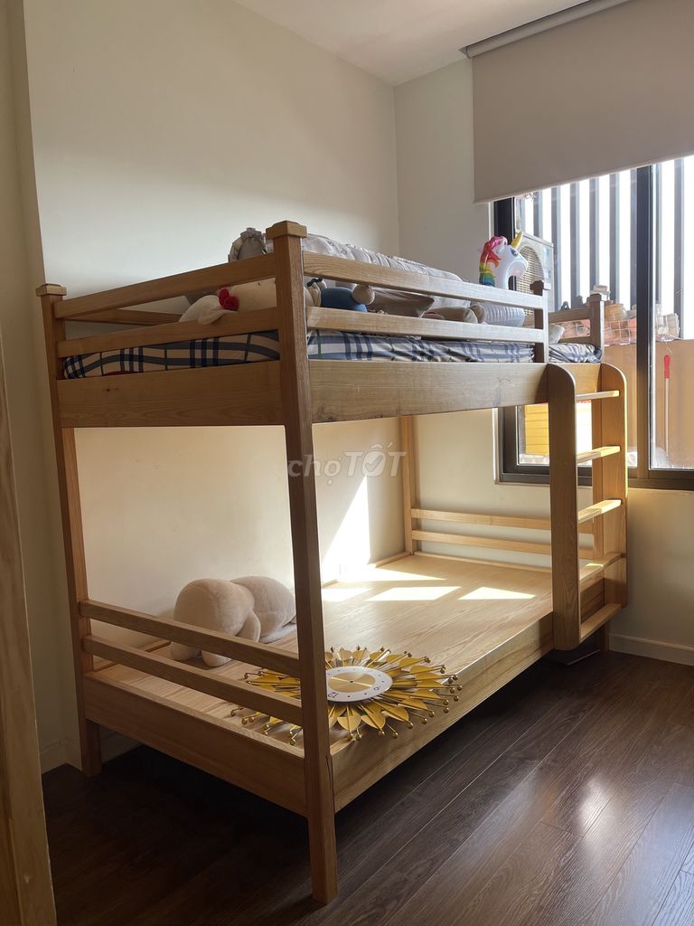 Giường tầng gỗ thông 1.6x1.8m mới. Mua bán Giường, chăn ga gối nệm tại Thành phố Thủ Đức Tp Hồ Chí Minh được đăng bởi thùy trang nguyễn hình 1