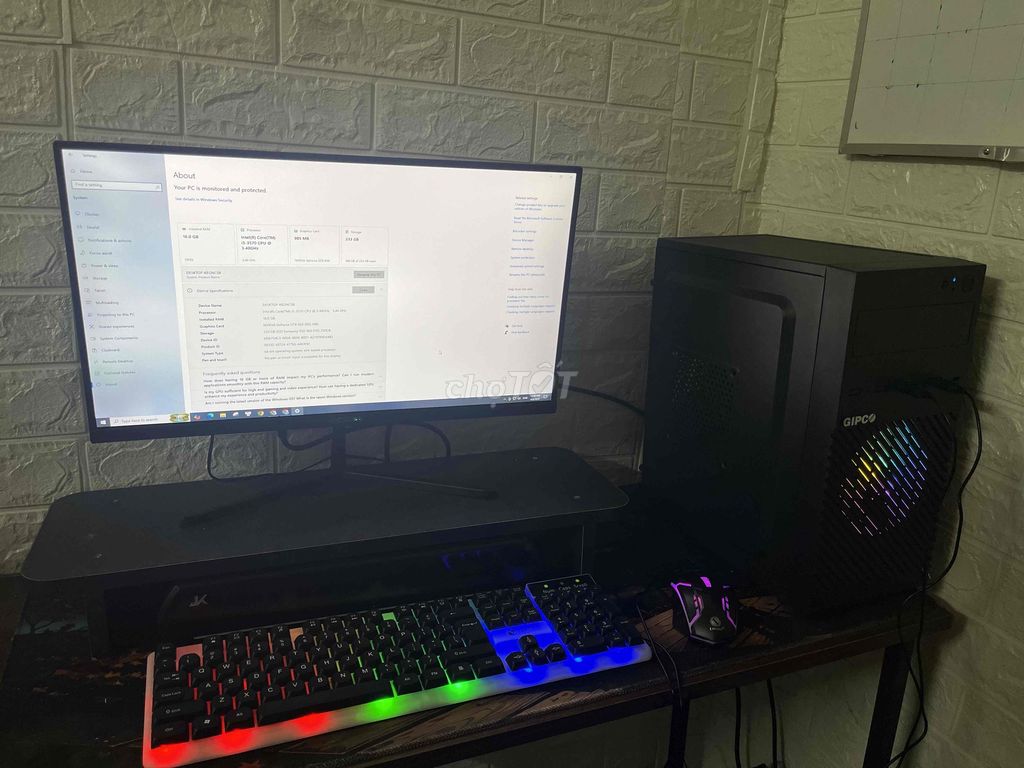 Máy tính để bàn i5-3570 16GB/233GB. Mua bán Máy tính để bàn tại Quận 12 Tp Hồ Chí Minh được đăng bởi Huỳnh Trần Minh Vững hình 1