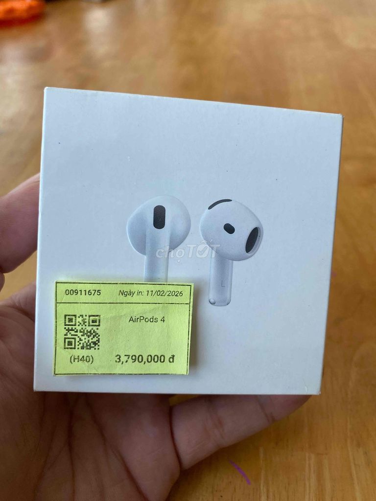 Tai nghe không dây Apple AirPods 4. Mua bán Tivi, Âm thanh tại Thành phố Vũng Tàu Bà Rịa - Vũng Tàu được đăng bởi Phạm Trung Nghĩa hình 1