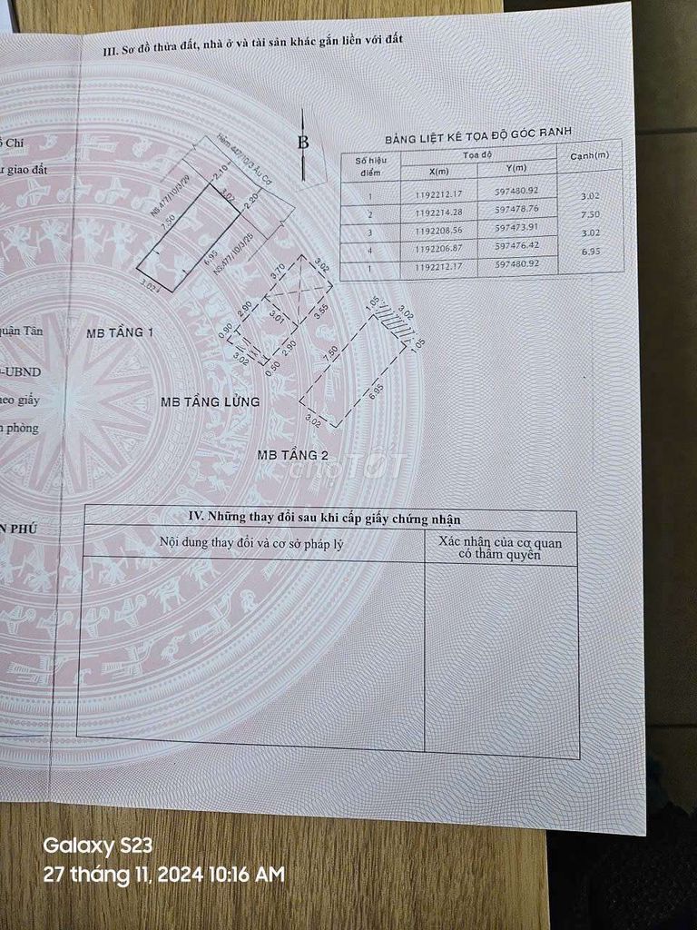 Nhà bán 1 lửng 1 lầu hoàn công sổ hồng đẹp mới