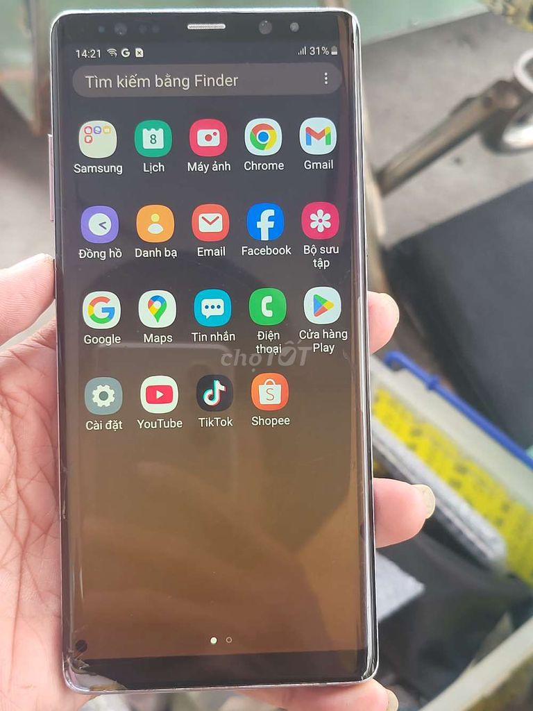 Samsung note 8 chữa cháy