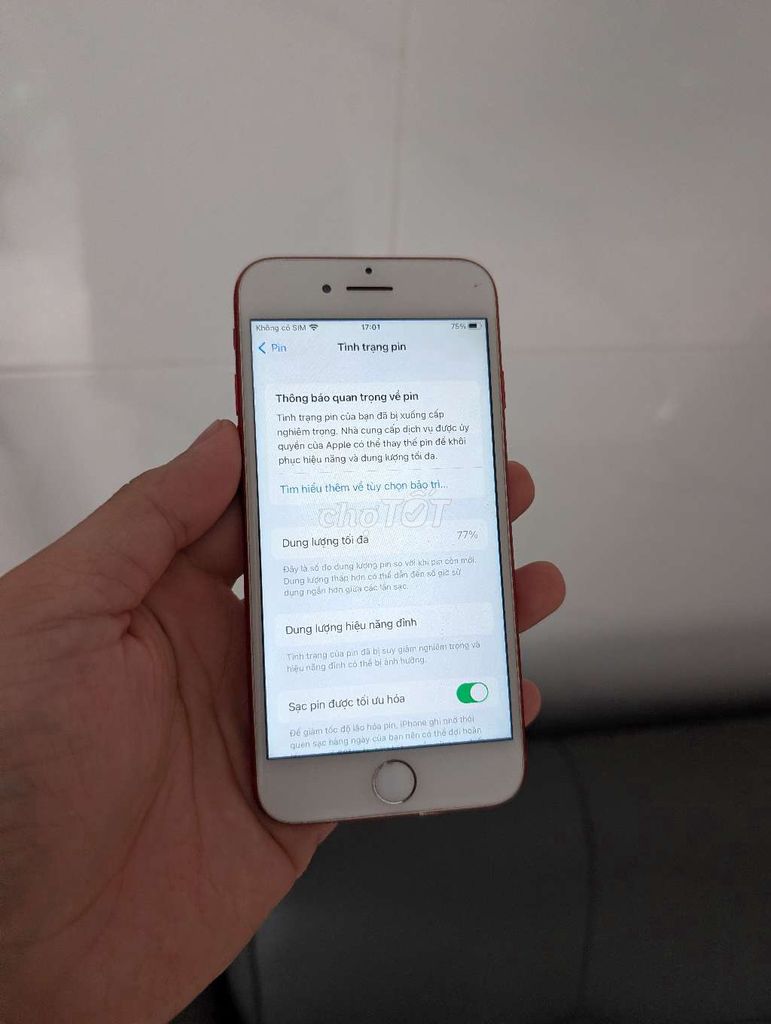 iPhone 7G 128GB Đỏ . Mua bán Điện thoại tại Thành phố Biên Hòa Đồng Nai được đăng bởi hung hình 1