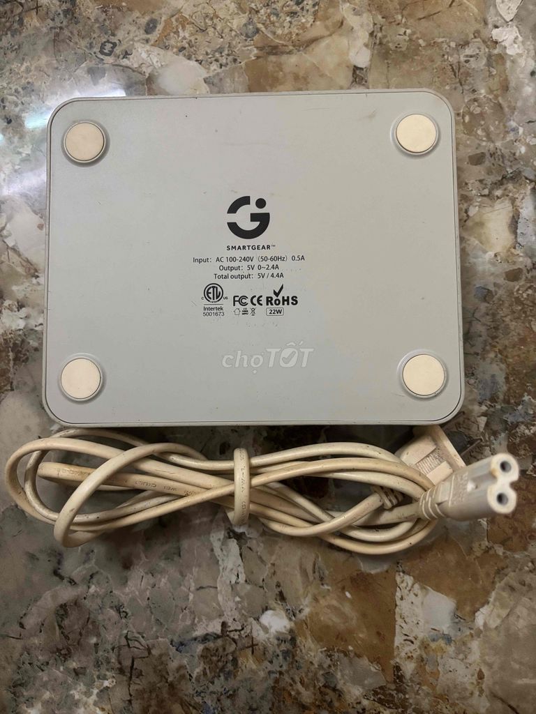 Bộ sạc SMARTGEAR 22W Xám. Mua bán Phụ kiện (Màn hình, Chuột...) tại Huyện Chợ Mới An Giang được đăng bởi K hình 1