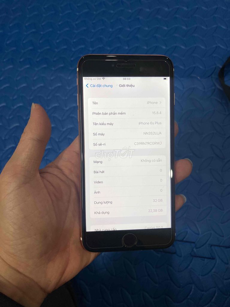 Apple iPhone 6s Plus 32GB Vàng hồng pin 100 zin cũ. Mua bán Điện thoại tại Quận Hà Đông Hà Nội được đăng bởi Mạnh Mobile hình 1