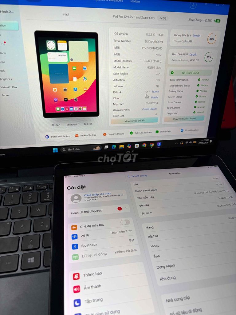 Apple iPad Pro 12.9 (Gen 2) 64GB Bạc. Mua bán Máy tính bảng tại Quận 1 Tp Hồ Chí Minh được đăng bởi Lucas Huỳnh hình 1