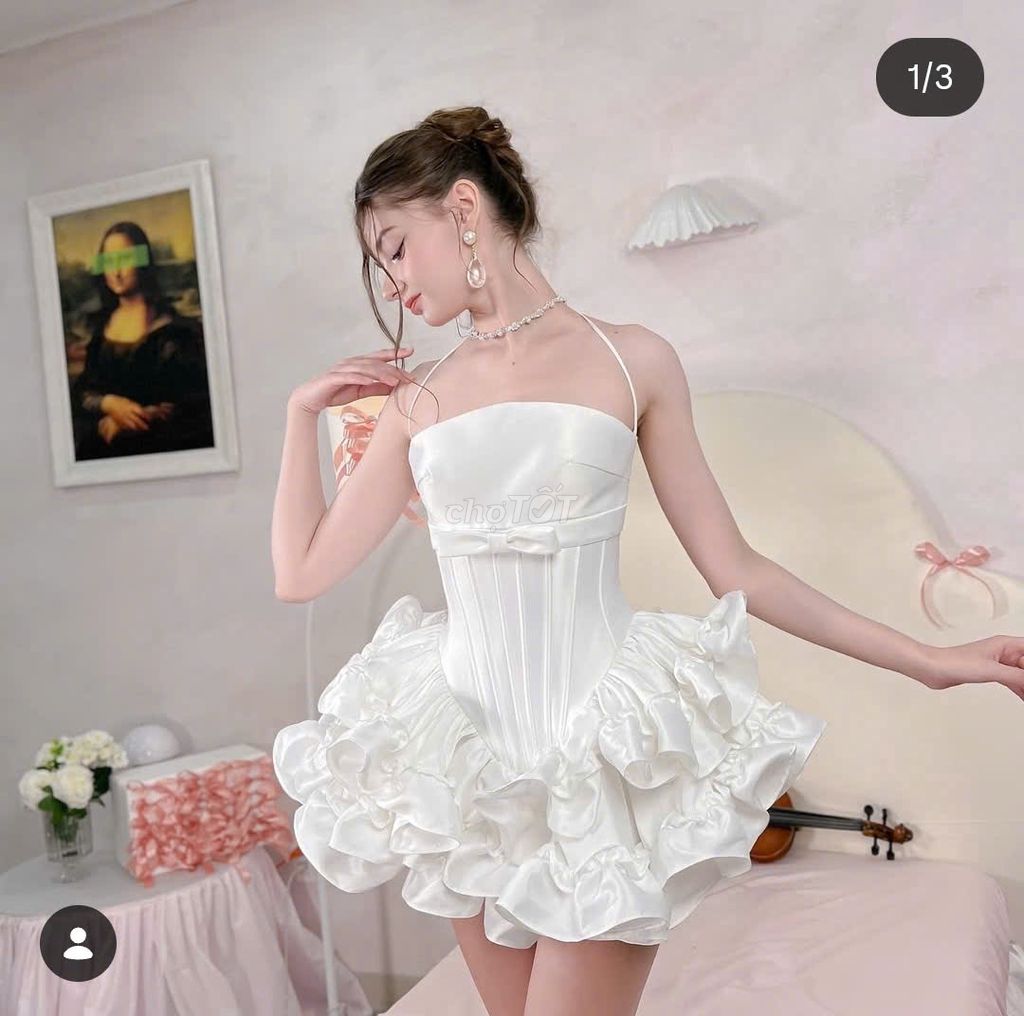 Váy trắng nữ của nhà L'atelier de KATHY new 100%. Mua bán Quần áo tại Quận 3 Tp Hồ Chí Minh được đăng bởi Nguyễn Vũ Hiếu Thảo hình 1
