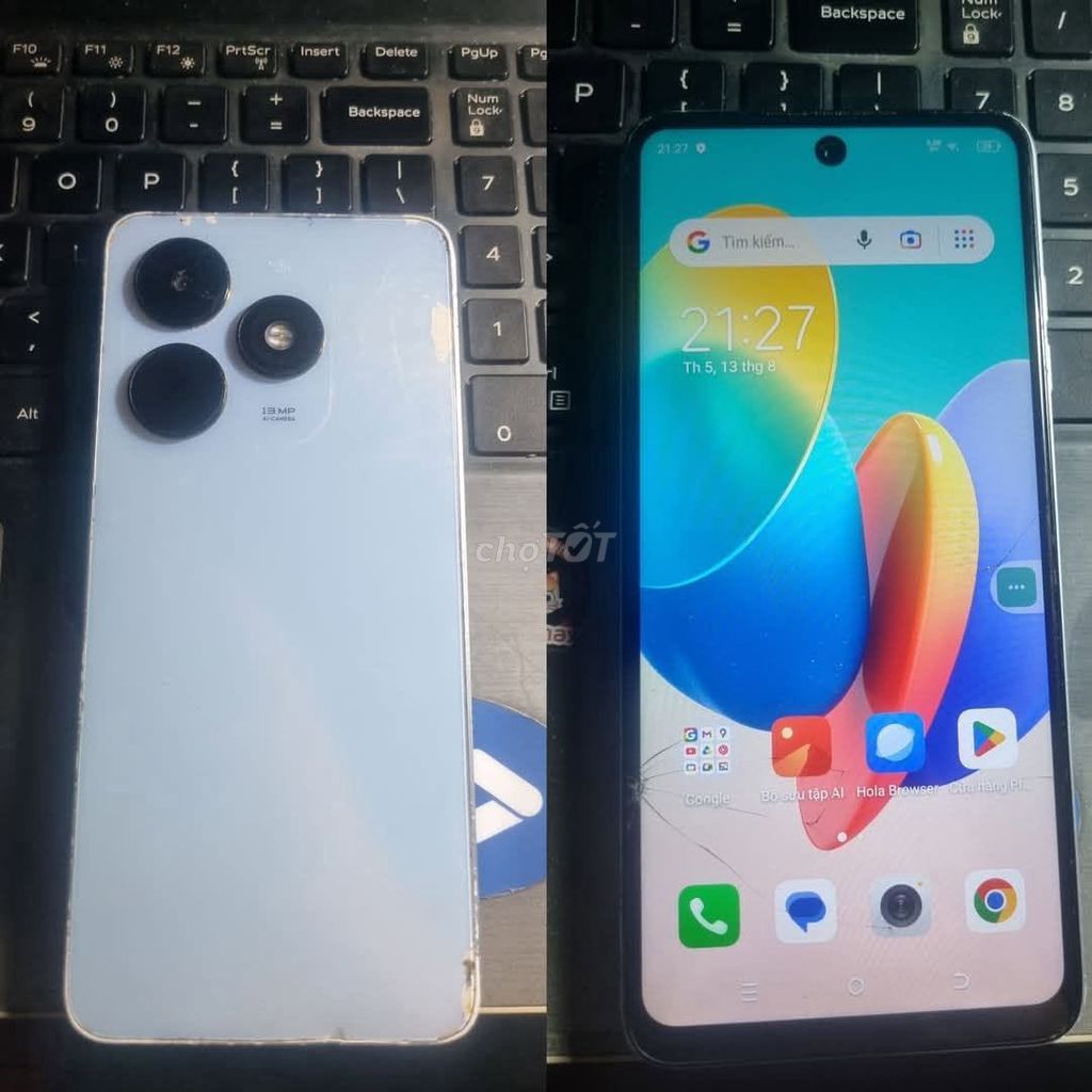 Tecno Spark Go 2024 4GB/64GB Trắng Nứt kính nhẹ. Mua bán Điện thoại tại Thành phố Thủ Đức Tp Hồ Chí Minh được đăng bởi Hội Đồ Điện Tử hình 1