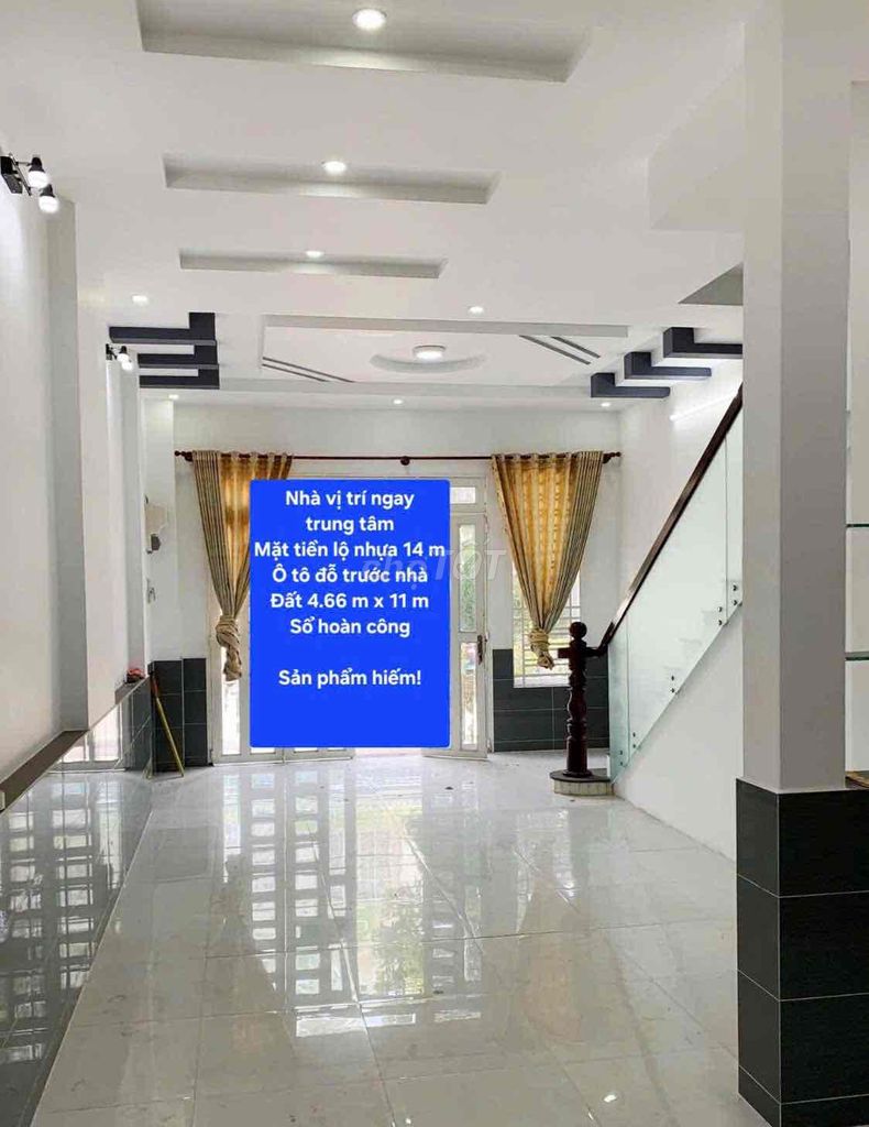 Nhà lầu mới đẹp hoàn công Mặt Tiền Nguyễn Bình gần sân vận động CầnTho