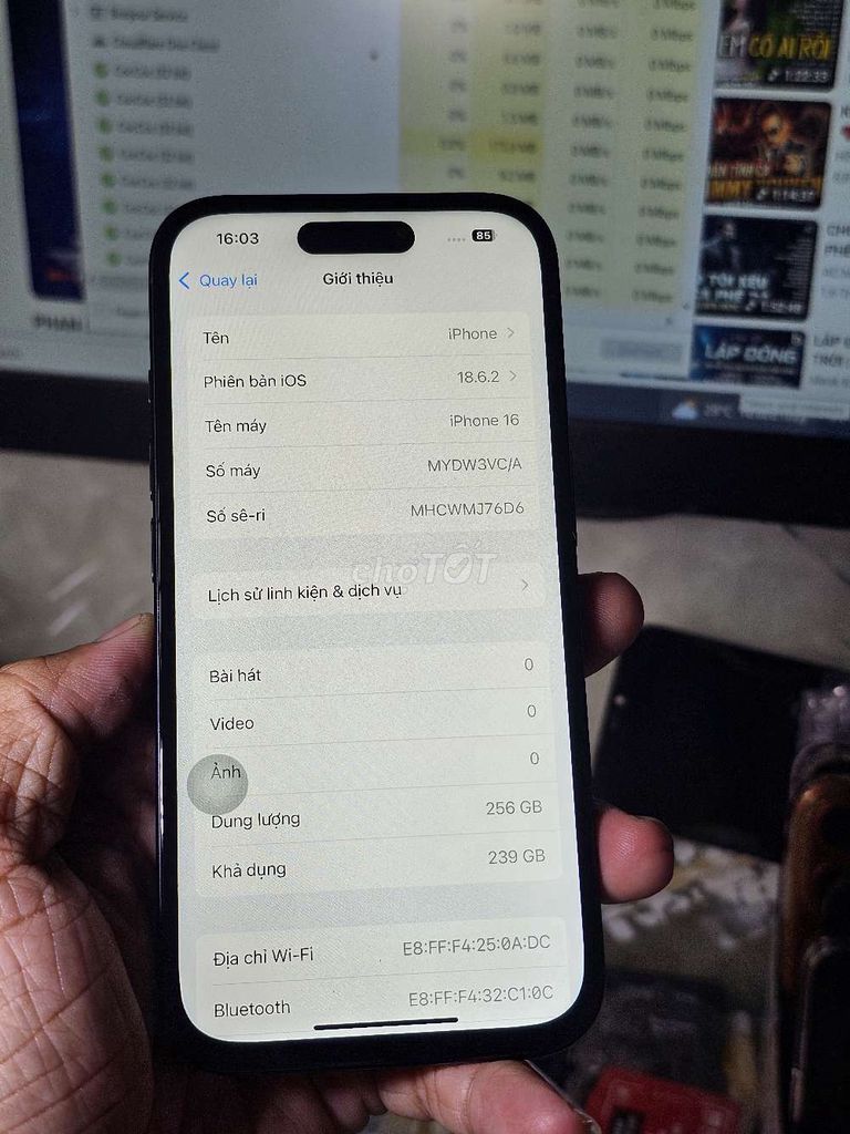 Iphone 16 quốc tế giá rẻ phông pạt . Mua bán Điện thoại tại Quận 8 Tp Hồ Chí Minh được đăng bởi Thiên Hòa mobile  hình 1