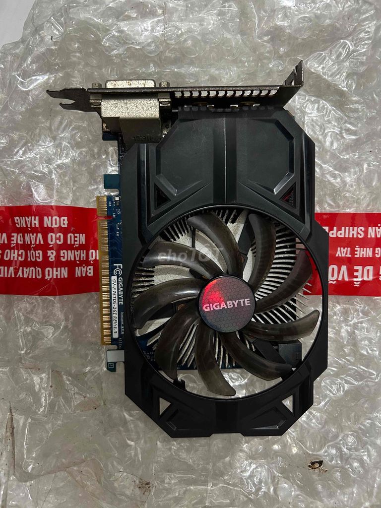 Card đồ họa Gigabyte GTX 750Ti. Mua bán Linh kiện (RAM, Card...) tại Quận Liên Chiểu Đà Nẵng được đăng bởi Hihihuhu hình 1