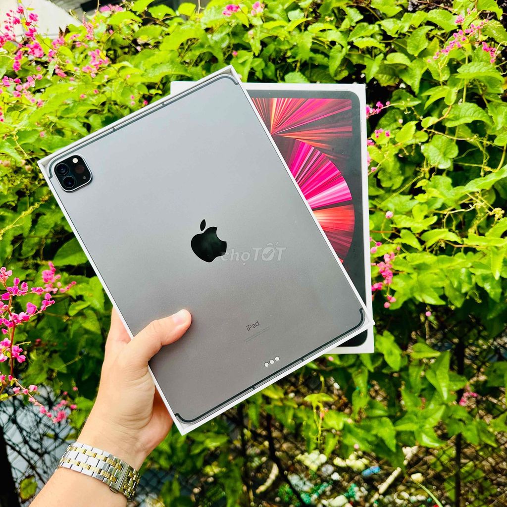 🍎 IPAD PRO M1 GRAY 128GB WIFI+SIM4G ĐẸP 99% FULBOX